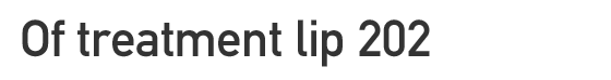 Of treatment lip 202